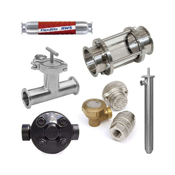 sanitary process components
