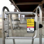 Ferguson Industrial YellowGate Mill finish safety gate