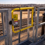 Ferguson-Industrial-Yellow Gate safety gate install Wright Asphalt Casa Grande